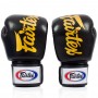 Fairtex BGV19 Боксерские Перчатки "Deluxe Tight-Fit" Черные